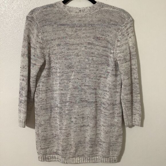 J Jill Cottagecore Hobbit Multicolor Knit Granny Grandpacore Cardigan Small - Picture 6 of 12